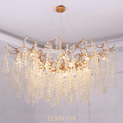 Thirza Branch Crystal Dining Room Chandelier