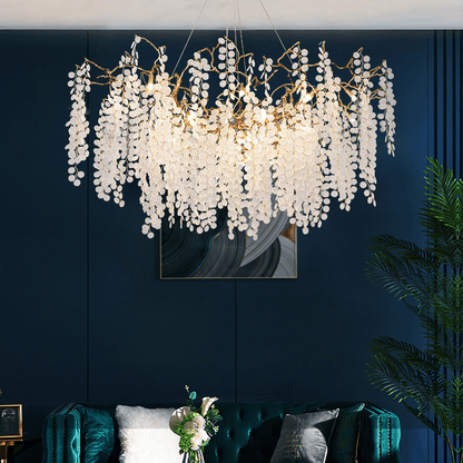 Thirza Branch Crystal Dining Room Chandelier - 59.06" LA 1 Candle Company