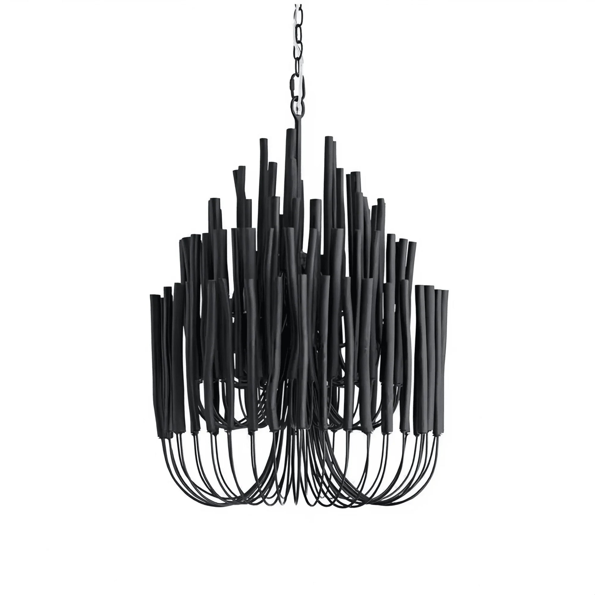 Tildalay Wide Chandelier 21" 36" - 21"BlackA 1 Candle Company