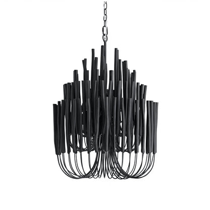 Tildalay Wide Chandelier 21" 36" - 21"BlackA 1 Candle Company
