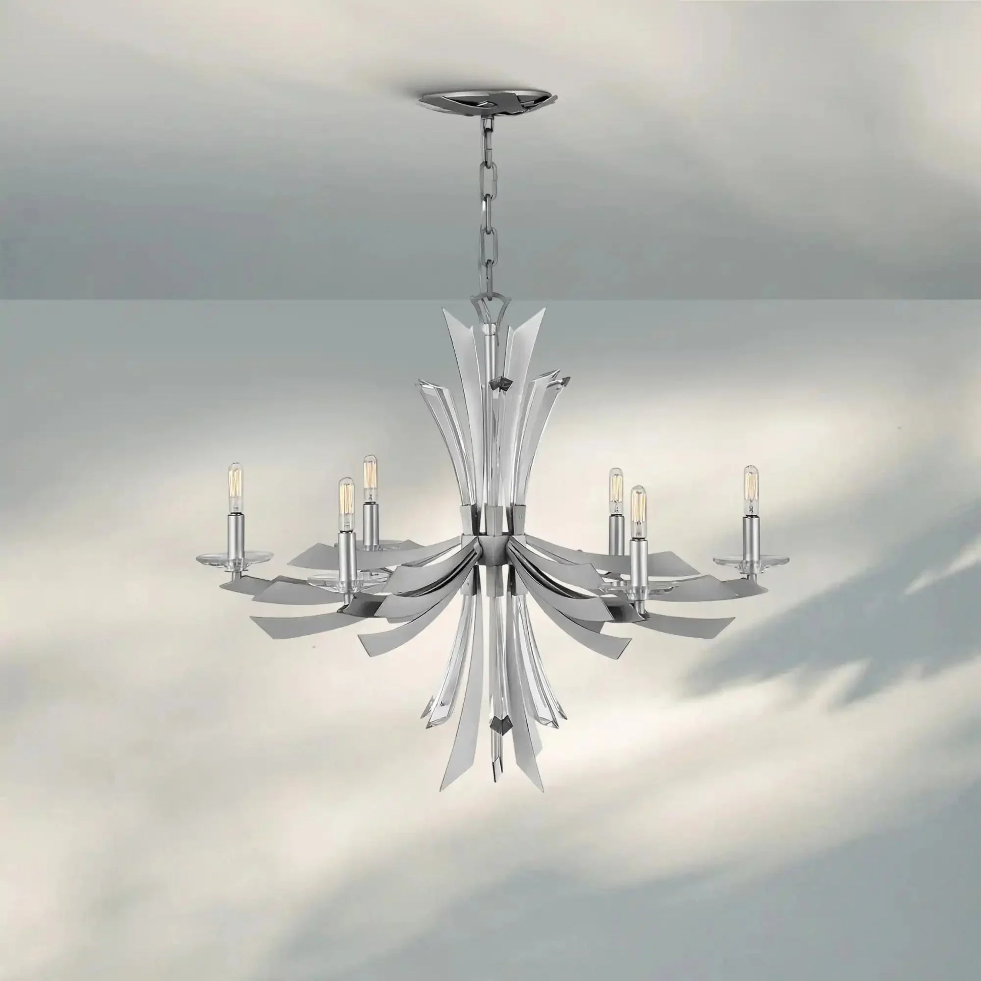 Aurora Medium Single Tier Chandelier - A 1 Candle Company